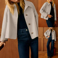 Womens Cropped Trench Coat